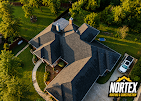 Aerial photo of a completed Nortex reroof project in Austin, TX